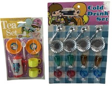 Vtg Realistic Pretend Play Kitchen Food Dishes Girls Boys Kids Lot Retro 80s 90s