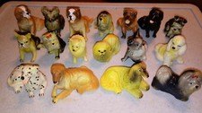Soft Rubber Dog Figure Lot (17 Unbranded dogs)