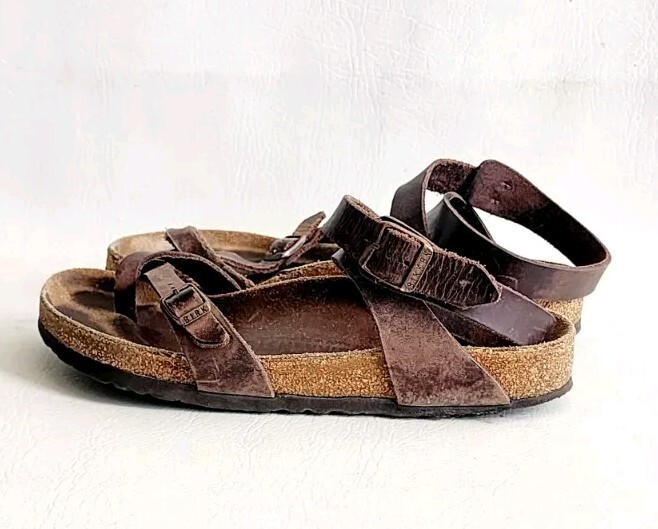 Birkenstock Yara Oiled Sandals Habana Size 38 (US 7-7.5) | eBay