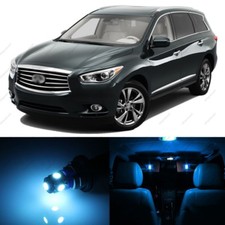 15 X Ice Blue Led Interior Light Package For 2013 - 2017 Infiniti Jx35 Qx60 Tool