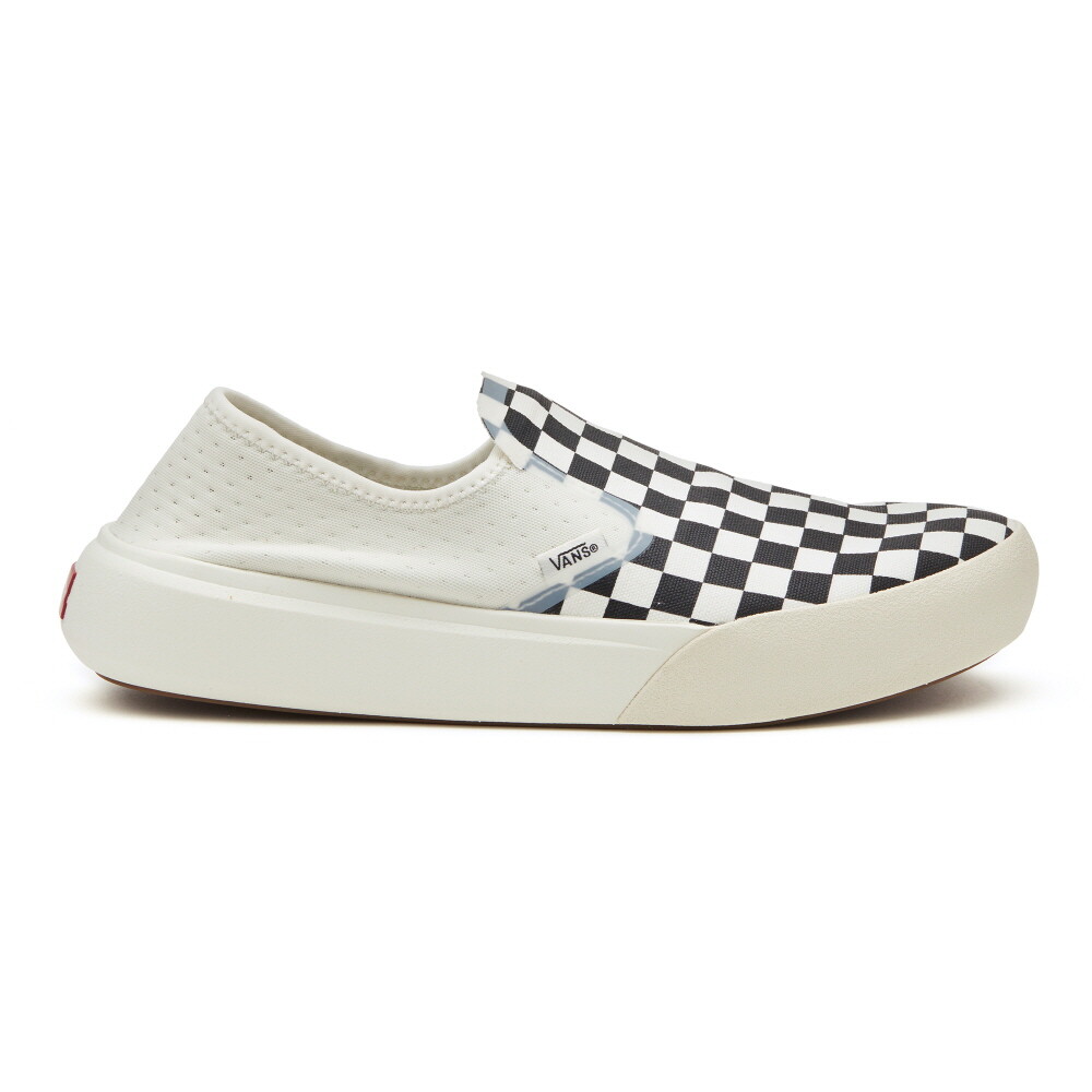 ★送料・関税込★VANS★Checkerboard Comfycush One★23-30cm★ New Vans ComfyCush One Checkerboard Marshmallow/Black Slip
