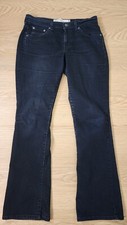 Levi's Jeans Womens 8M Black 515 Nouveau Boot Cut Denim 32x31 Straight Leg VTG