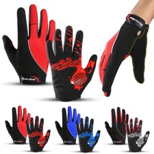 Touch Screen Cycling Gloves Full Finger Mountain Road Bike Gloves for Men Women