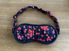 Sleep Eye Mask / Cover - Victoria’s Secret Fabric Cushioned Blackout Handmade