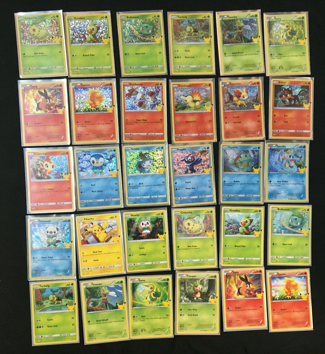 ポケモンカードゲーム pokemon McDonald's accessories McDonald's 2021 Pokemon Cards 25th Anniversary Non-Holo Set