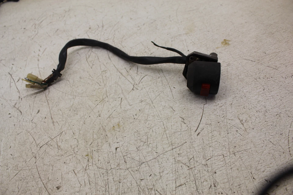 86 HONDA REBEL 250 CMX250 250 OEM CLIP DERECHO ENCENDIDO APAGADO INTERRUPTOR DE ARRANQUE F4 Foto 2 de 4