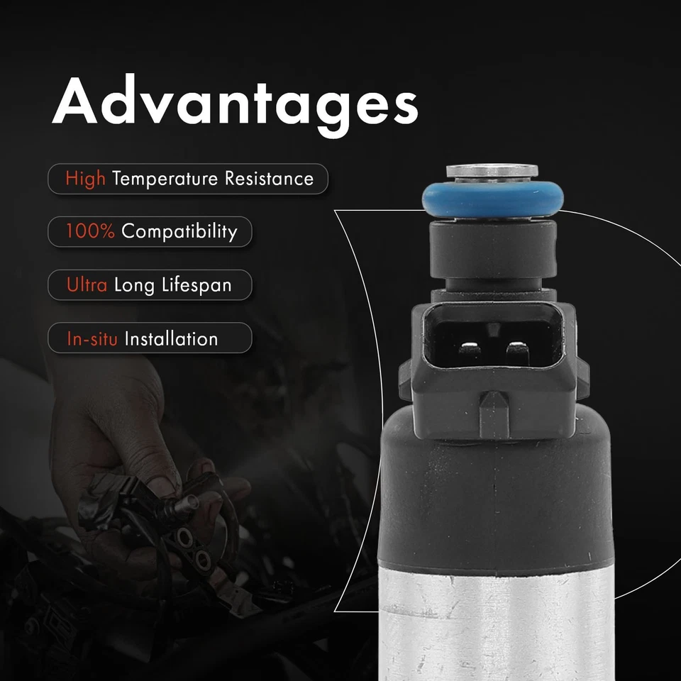 Inyectores de combustible 8 piezas para Chevrolet Corvette 1989-1991 Pontiac Firebird V8 5,7 L Foto 4 de 4