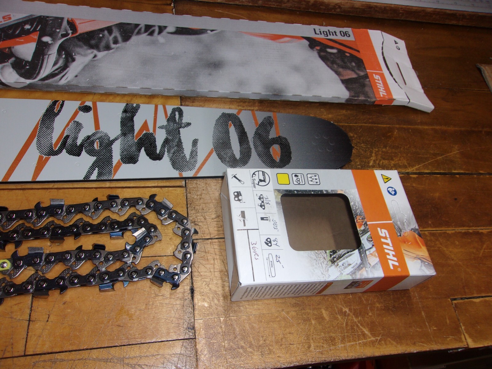 Stihl OEM 25" Guide Bar 3/8" .063" 84DL 3003-000-5231 Chain 36RS-84 #GL ...