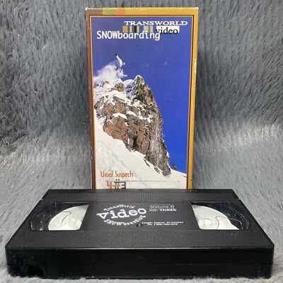 Transworld Snowboarding VHS Tape 1995 Vol 4 No 3 Snowboard Tricks Freestyle Ride