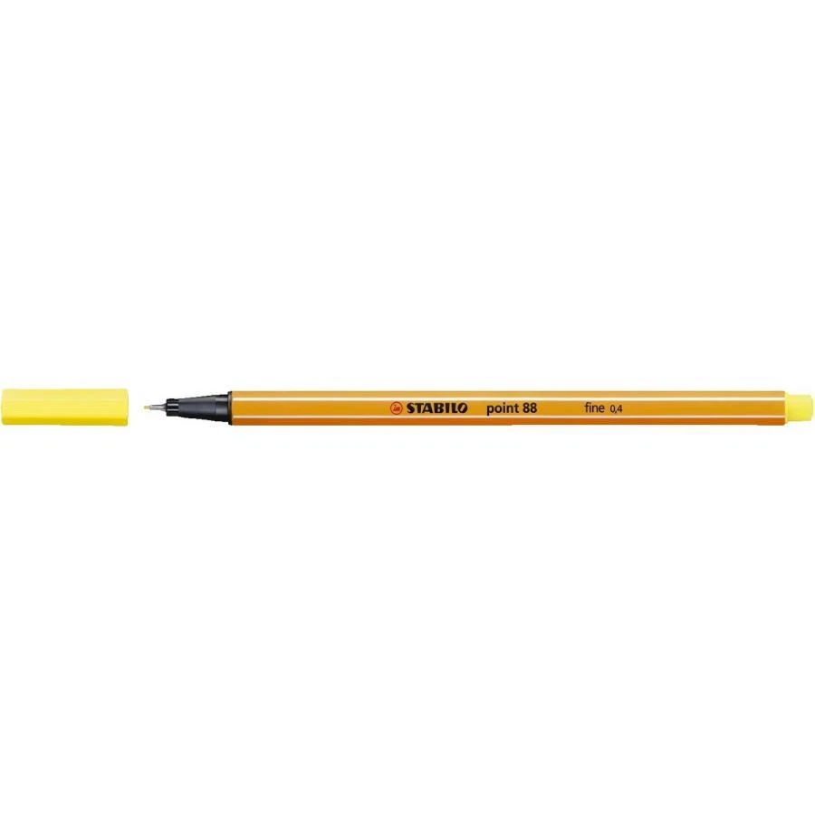 STABILO Fineliner point 88, Strichstärke: 0,4 mm zitronengelb - Bild 1 von 1