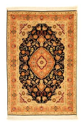 Persian Carpet - Royal - 155 x 103 cm - Black-