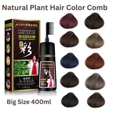 3 IN 1 Hair Coloring Comb Hair Dye Coloring Shampoo and Hair Conditioner 400ML