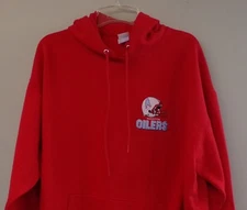 NFL AFL Houston Oilers Hooded Sweatshirt S-5XL, LT-4XLT Roughnecks Texans New