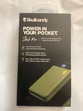 Skullcandy Power Pack Stash Mini Up to 20 Hrs. Olive 5,000 mAh Portable New