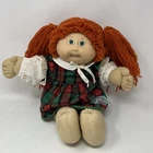 Vintage Cabbage Patch Kids Doll Red Orange Pigtails OK Factory HM 27 FIRST TOOTH