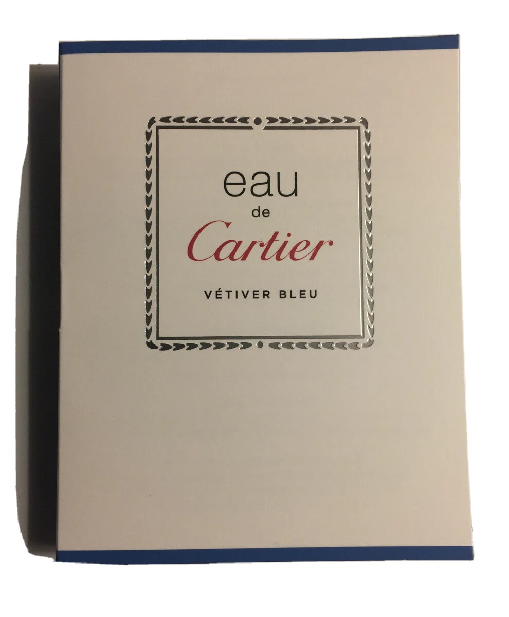 Eau De Cartier Vetiver Bleu 1.5 ML/0.05 OZ Eau De Toilette Spray  SAMPLE/TRAVEL