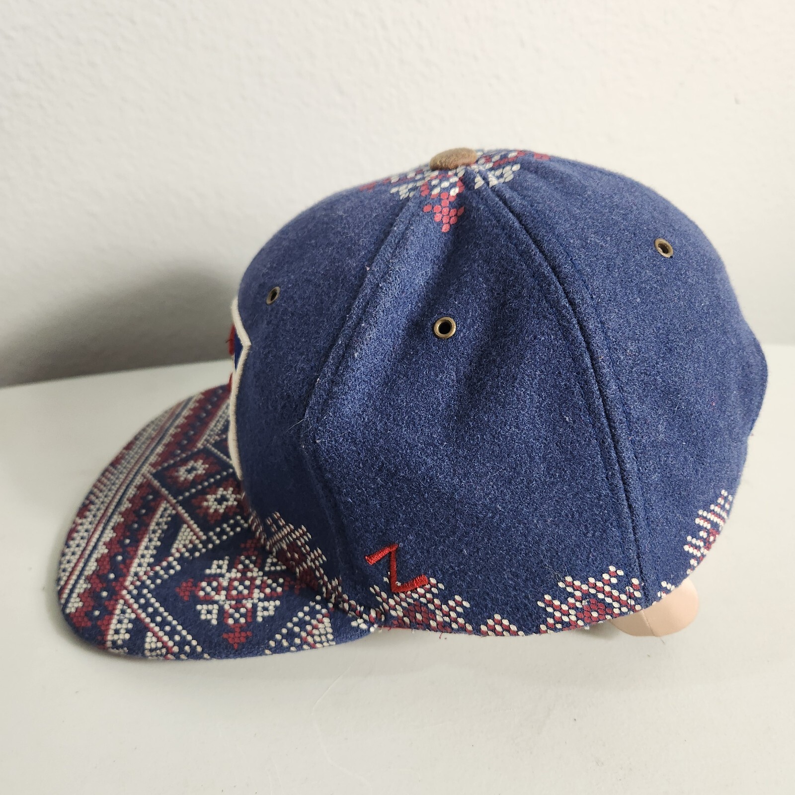 Zephyr Colorado Flag Patch Patterned Wool Basebal… - image 5