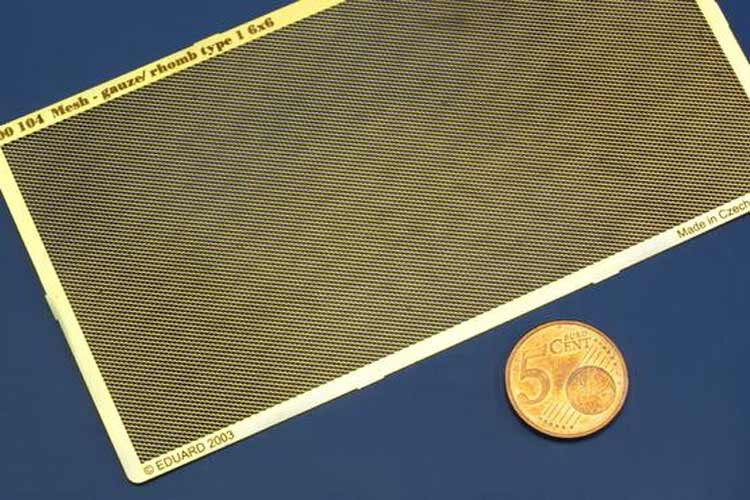Eduard Mesh 6x6 Treillis en losange pour aérations 1:72/48/35/32/87