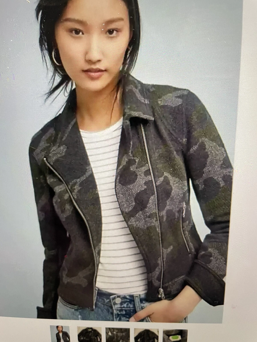 Anthropologie camo hotsell moto jacket