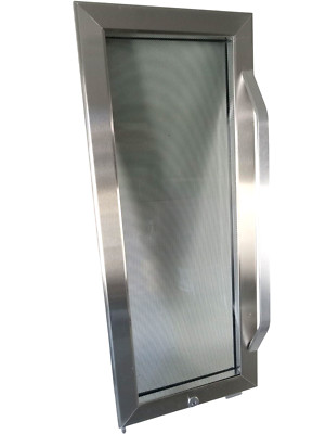 OEM EDGESTAR CWR362FD Replacement LEFT STAINLESS STEEL GLASS DOOR  ASSEMBLY
