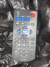 DURABRAND AUDIOVOX RC-1002 RC-1002N RC-1002FV RC-1002IR Remote Control TWC