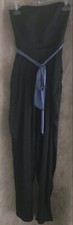 MONSOON FUSION LADIES BLACK STRAPLESS JUMPSUIT UK10