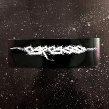Carcass Logo 4 x 1" Waterproof Vinyl Sticker Decal [💪 HQ Durability!] Metal