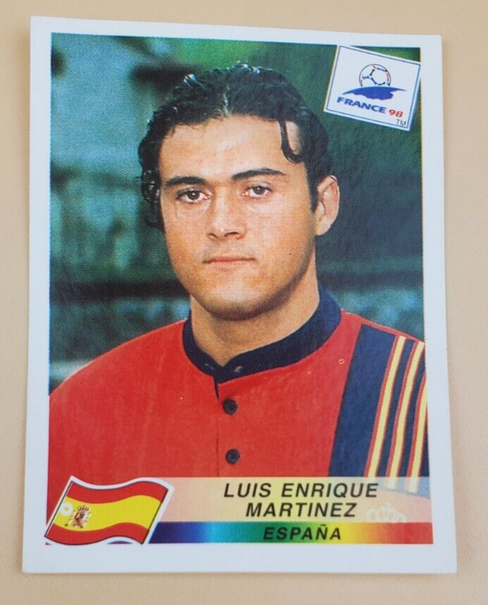 PANINI WORLD CUP FRANCE 98 TOPLOADER # 240 LUIS ENRIQUE MARTINEZ