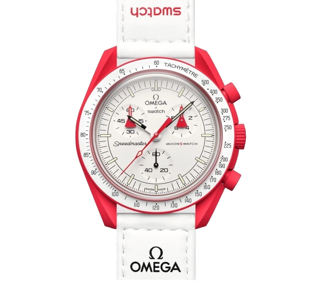 Caja de Plástico Swatch Relojes de pulsera con cronógrafo