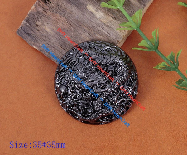 5pc 1-3/8 Inches Heavy Dragon Concho Screw Back DIY LeatherCraft Belt Decorative - Image 3 of 4