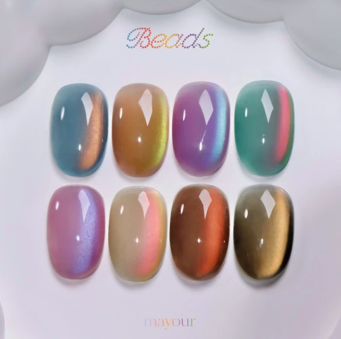 Mayour Beads Magnet Gel Nail Polish 10ml 8 Color / K-Beauty
Opens in a new window or tab
