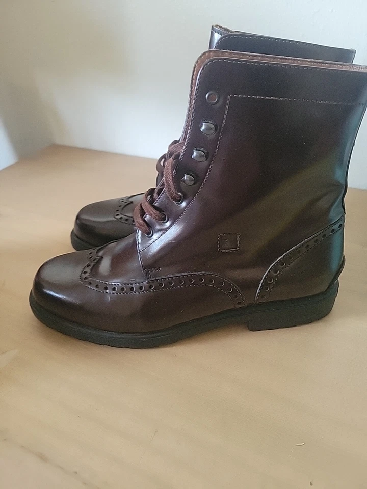 Fratelli Rossetti Flexa Botas de Cuero Mohagany Mujer Talla 34Eu 4.5US Foto 4 de 4