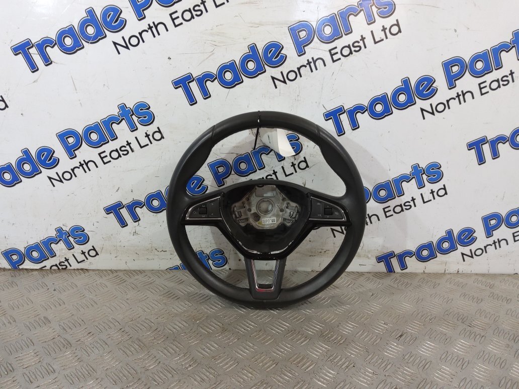 2020 SKODA KAMIQ STEERING WHEEL (LEATHER) MULTIFUNCTIONAL 5E0419091 eBay