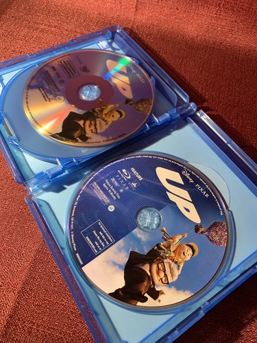 UP 3D Blu + Blu-Ray + DVD Disney No Digital W/ OOP Slipcover - Picture 8 of 9