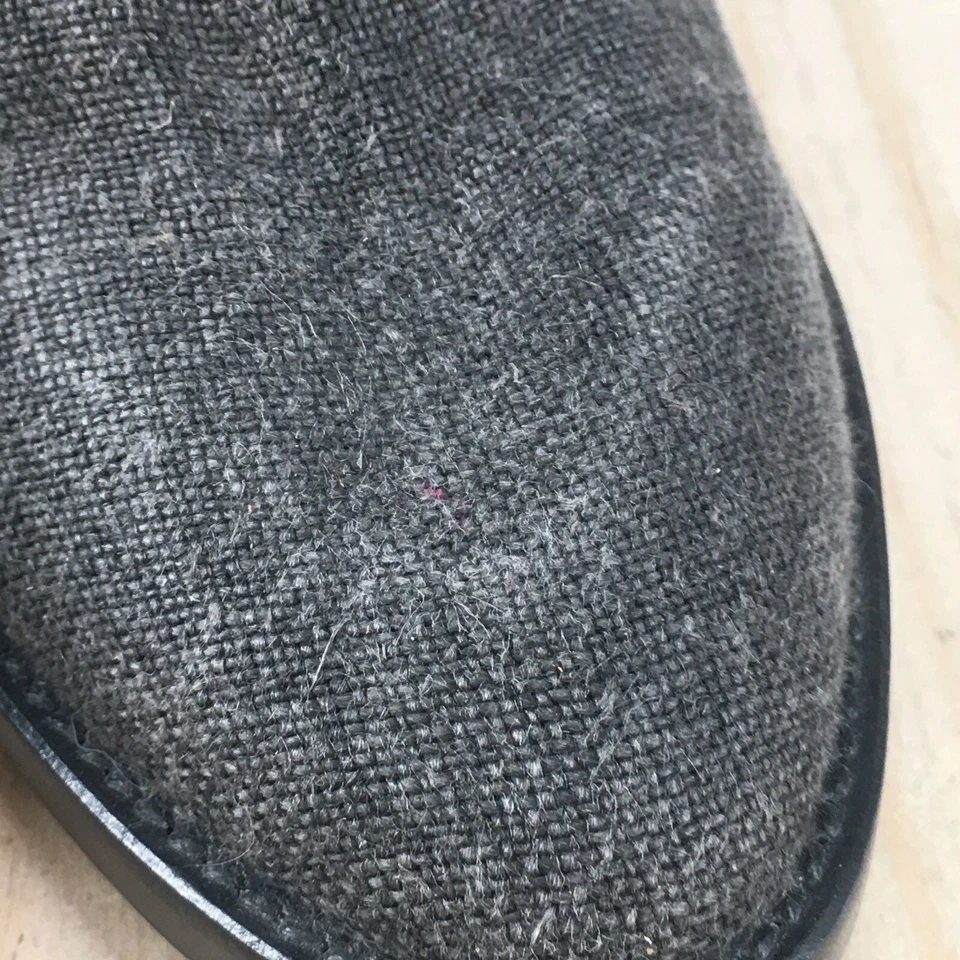 Theyskens Theory Botas Mujer 37.5 Tirar de Tirar Informal Botín Tela Gris Italia Foto 4 de 4