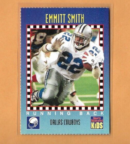1994 SI Kids EMMITT SMITH Sports Illustrated Rookie, Dallas