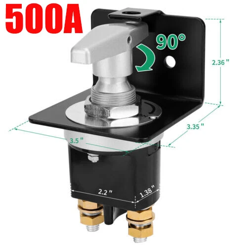 12V-36V Battery Kill Switch Disconnect Isolator Power Cut OFF Car Boat Marine RV - Picture 1 of 15