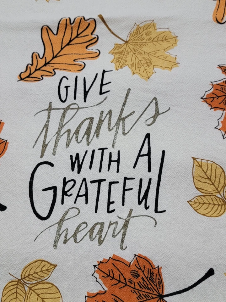 Juego de 2 toallas de cocina de acción de gracias y toallas de mano de pingüinos bordados de Navidad Foto 2 de 4