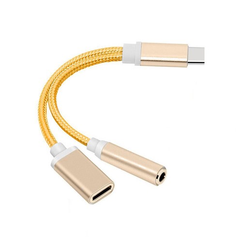USB Type C To 3.5mm Aux Audio Charging Adapter Splitter Headphone Jack Black. F - Picture 14 of 15