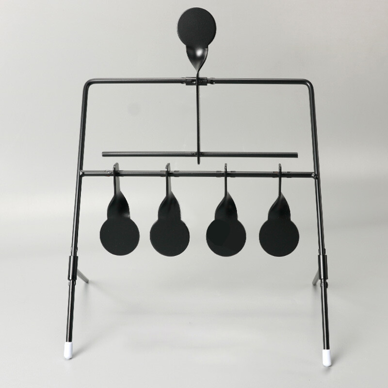 5x Targets Self Resetting Spinning Air Gun Rifle Shooting Metal Target