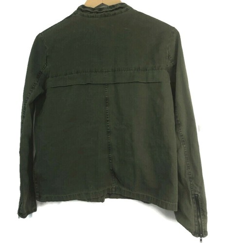 Ecote Military Jacket Women's Large Army Green Pocket Long Sleeve Causal Women - Picture 4 of 10