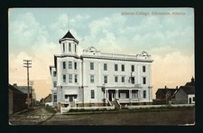 Alberta College Edmonton Alberta, View of the exterior of Alberta - Old Photo