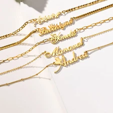 Customized Name Anklets for Women Gold Color Personalized Chain Ankle Bracelet