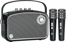120W Peak Powerful Voice Amplifier with 2 UHF Microphones, Bluetooth Speakers wi