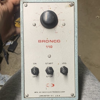 SECO Bronco 110 Machinery Speed Control Chassis Enclosure