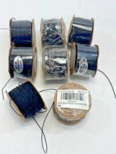 8 Rolls of BLACK  PH PandaHall 0.8mm Nylon String Beading Thread