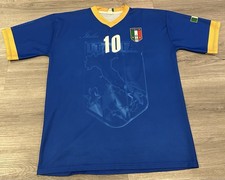 Vintage Francesco Totti Italy Italia Football Shirt Soccer Jersey Adult Blue #10