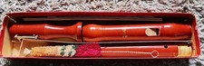 Vintage Rosetti Harmony Tenor Recorder No 9037 65cm Keyed Recorder Box