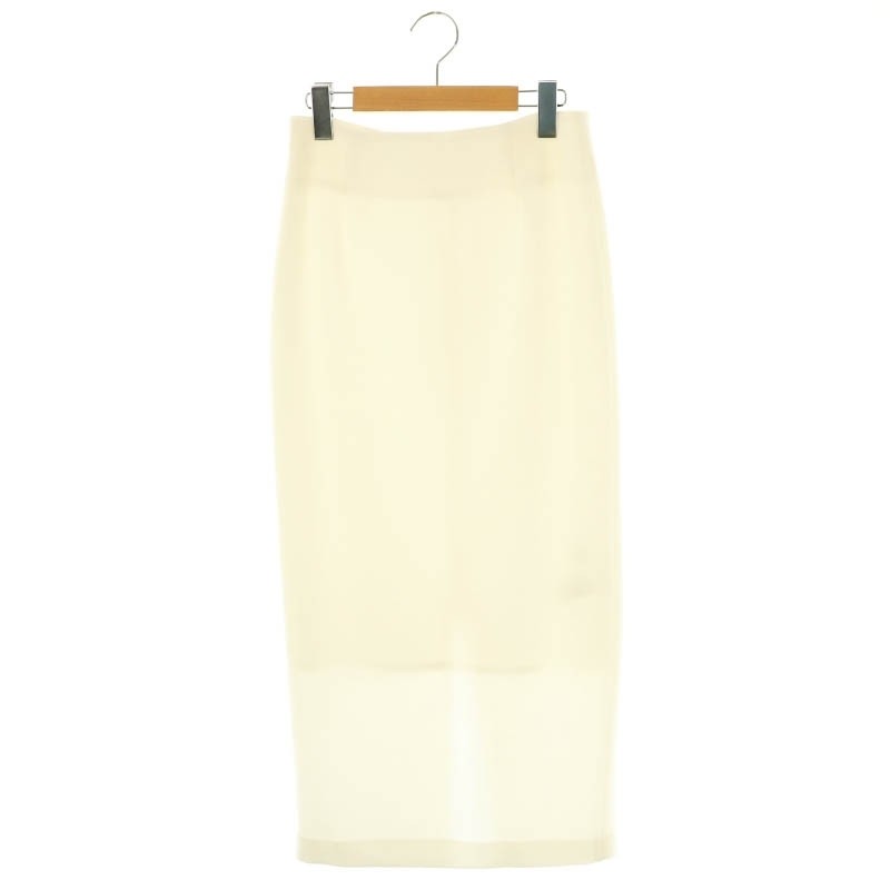 Gallardagalante 24SS White Acetate Tight Skirt Women Size 0 Pre-owned