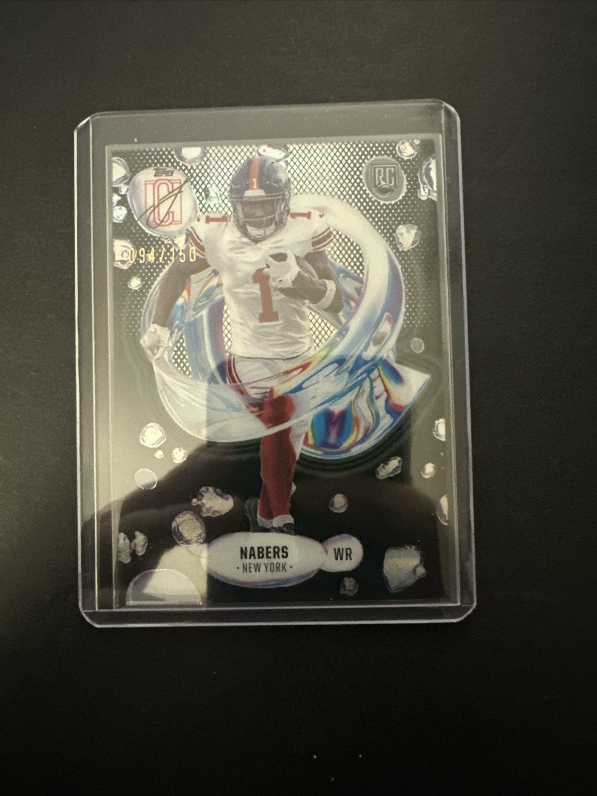 2024 Topps Signature Class Malik Nabers Rookie Green Fluidity F-7 /150